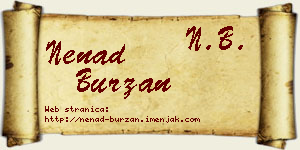 Nenad Burzan vizit kartica